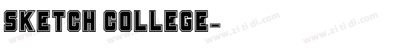 Sketch College字体转换